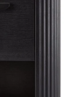 Carina 1 Drawer Bedside Chest - Black -FurniHaven Shop VMD95 SQ5 0000000004 BLACK SLd1