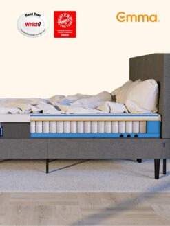 Emma Premium Super King Mattress -FurniHaven Shop VMHN5 SQ3 0000000013 WHITE SLd1