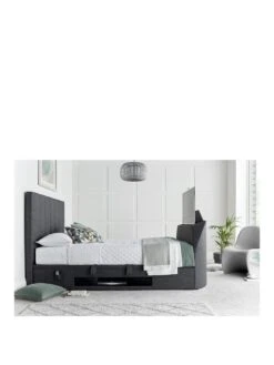 Very Home Anderson TV Ottoman Bed Frame With Mattress Options (Buy And SAVE!) -FurniHaven Shop VMI6N SQ2 0000000070 DARK GREY SLf