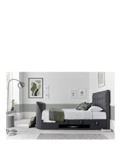 Very Home Anderson TV Ottoman Bed Frame With Mattress Options (Buy And SAVE!) -FurniHaven Shop VMI6N SQ3 0000000070 DARK GREY SLa