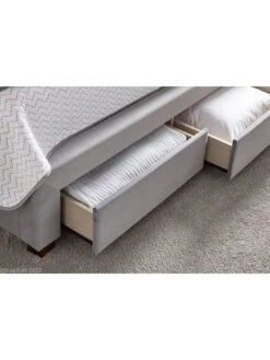 Simi 2 Drawer Footend Bed With Mattress Options (Buy And SAVE!) -FurniHaven Shop VMI9F SQ5 0000000215 LIGHT GREY SLd1