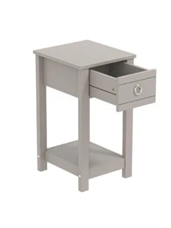 GFW Clovelly Side Table - Light Grey -FurniHaven Shop VMPGM SQ3 0000000215 LIGHT GREY SLd
