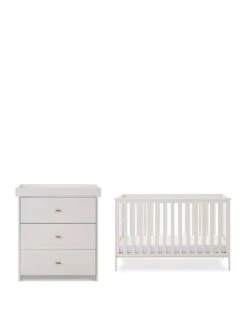 Obaby Evie 2 Piece Furniture Room Set - White -FurniHaven Shop VNGFM SQ2 0000000013 WHITE SLf