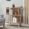 Jual San Francisco Short Bookcase -FurniHaven Shop VNGT1 SQ1 0000000006 OAK RSr