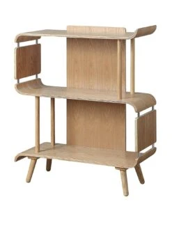 Jual San Francisco Short Bookcase -FurniHaven Shop VNGT1 SQ2 0000000006 OAK SLf