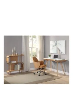 Jual San Francisco Short Bookcase -FurniHaven Shop VNGT1 SQ3 0000000006 OAK SLa