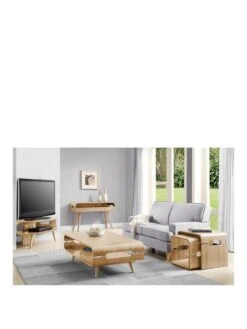 Jual Havana Nest Of Tables - Oak -FurniHaven Shop VNGT3 SQ3 0000000006 OAK SLa