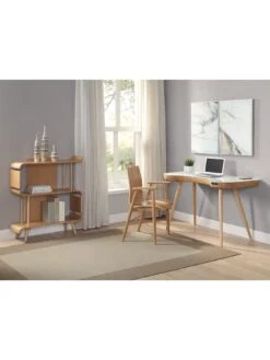 Jual San Francisco Smart Desk With Speakers -FurniHaven Shop VNGUR SQ3 0000000006 OAK SLd