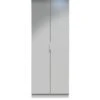 SWIFT Adair Ready Assembled 2 Door Wardrobe 1 SWIFT Adair Ready Assembled 2 Door Wardrobe -FurniHaven Shop VNOER SQ2 0000000563 GREY GLOSS SLf