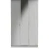 SWIFT Adair Ready Assembled 3 Door Mirrored Wardrobe -FurniHaven Shop VNOET SQ2 0000000563 GREY GLOSS SLf
