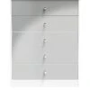 SWIFT Verity Ready Assembled 5 Drawer Chest -FurniHaven Shop VNOFB SQ2 0000000563 GREY GLOSS SLf
