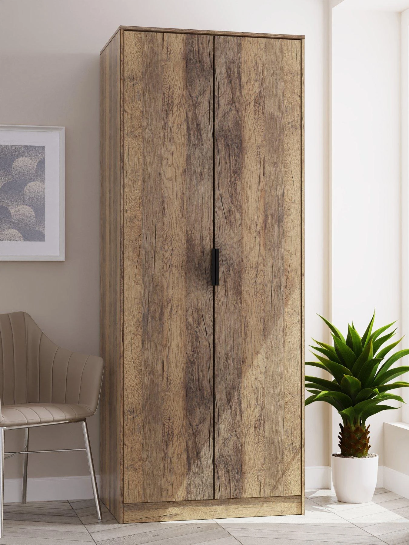 SWIFT Emerson Ready Assembled 2 Door Wardrobe