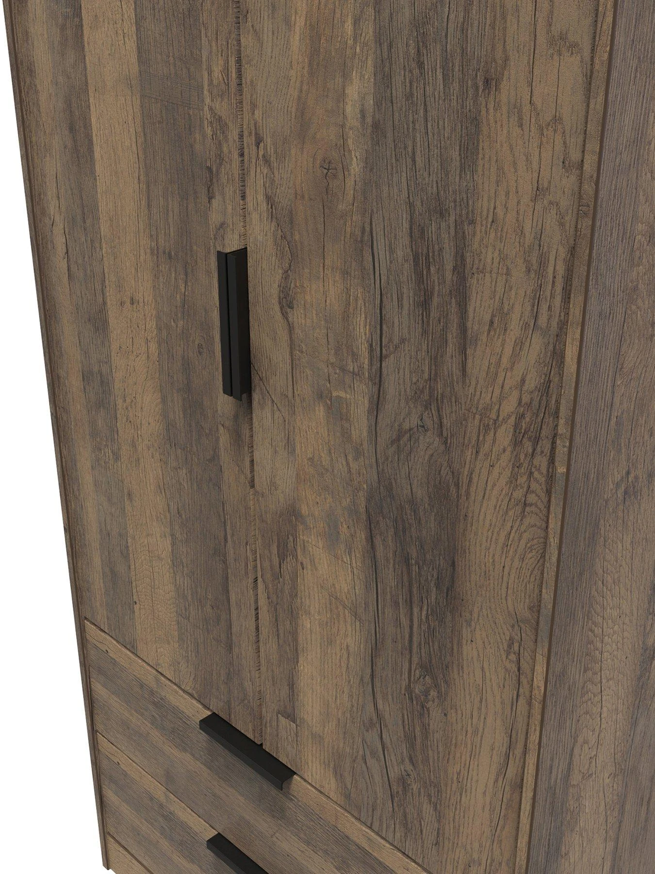 SWIFT Emerson Ready Assembled 2 Door 2 Drawer Wardrobe - Image 3