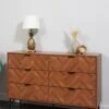 Lloyd Pascal Chevron 6 Drawer Chest With Metal Legs -FurniHaven Shop VNOFY SQ1 0000000143 BROWN RSr