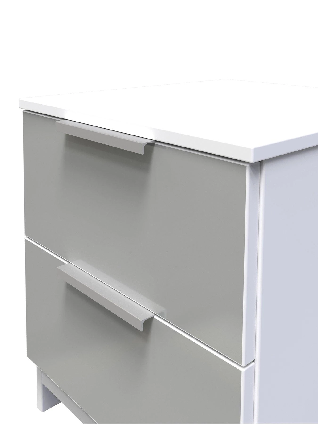 SWIFT Adair Ready Assembled 2 Drawer Bedside Cabinet 5 SWIFT Adair Ready Assembled 2 Drawer Bedside Cabinet - Image 3