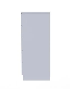 SWIFT Adair Ready Assembled 5 Drawer Chest -FurniHaven Shop VNOGE SQ6 0000000563 GREY GLOSS SLd2