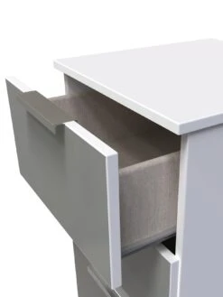SWIFT Adair Ready Assembled 3 Drawer Bedside Cabinet 10 SWIFT Adair Ready Assembled 3 Drawer Bedside Cabinet -FurniHaven Shop VNOGJ SQ5 0000000563 GREY GLOSS SLd1
