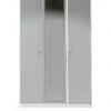 SWIFT Verity Part Assembled 3 Door Mirrored Wardrobe -FurniHaven Shop VNOGQ SQ2 0000000563 GREY GLOSS SLf