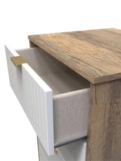 SWIFT Andie Ready Assembled 5 Drawer Tallboy -FurniHaven Shop VNOHL SQ5 0000000013 WHITE SLd1