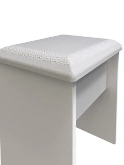 SWIFT Adair Ready Assembled 2 Piece Set - Dressing Table & Stool -FurniHaven Shop VNOIA SQ6 0000000563 GREY GLOSS SLd2