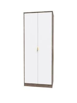SWIFT Andie Ready Assembled 2 Door Wardrobe -FurniHaven Shop VNOIZ SQ3 0000000013 WHITE SLa
