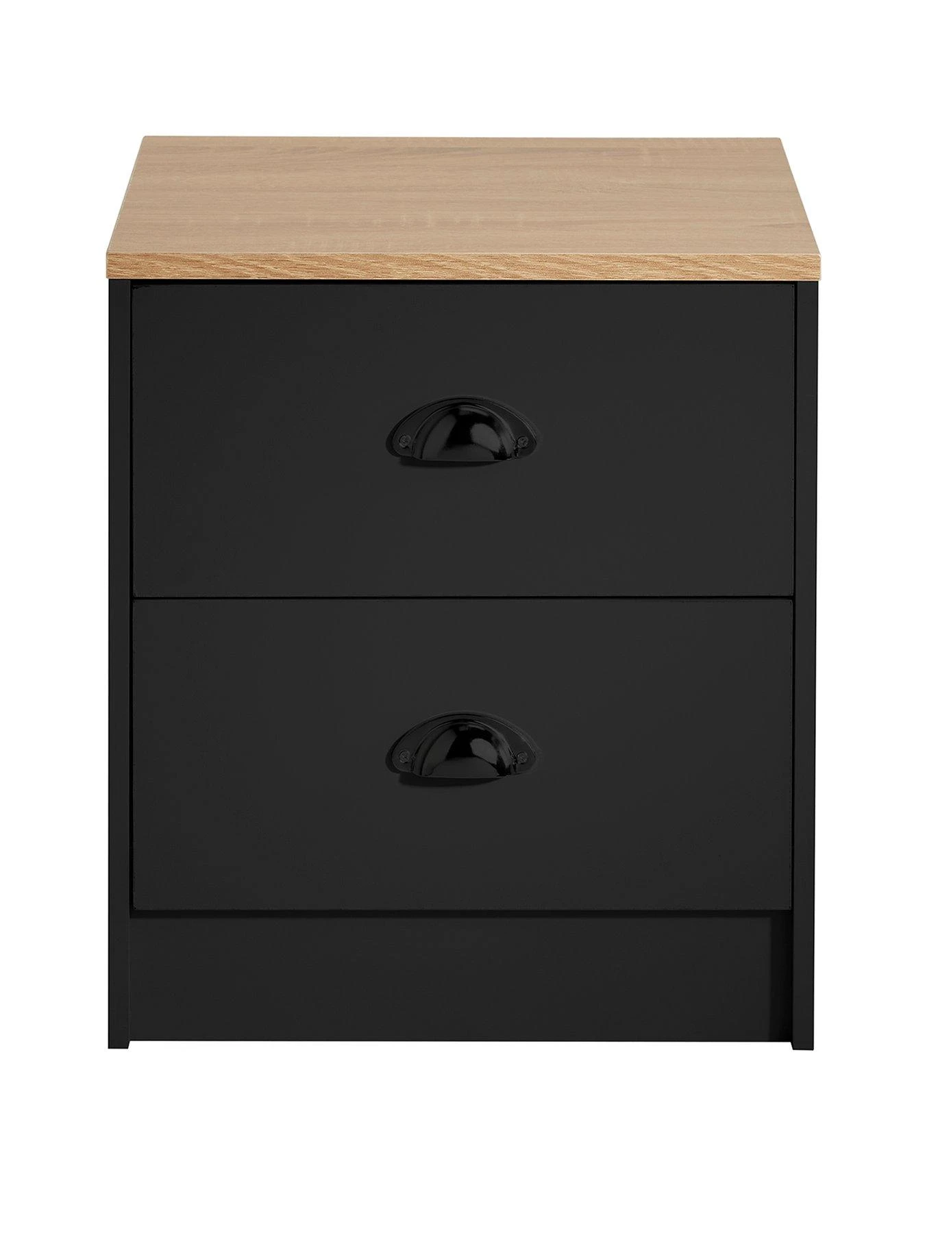Lloyd Pascal Henley 2 Draw Bedside With Cup Handles 4 Lloyd Pascal Henley 2 Draw Bedside With Cup Handles - Image 2