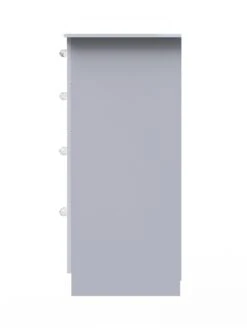 SWIFT Lumiere Ready Assembled 4 Drawer Deep Chest With Led Lights -FurniHaven Shop VNOJS SQ6 0000000559 WHITE GLOSS SLd2