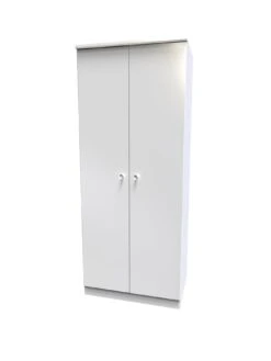 SWIFT Lumiere Ready Assembled 2 Door Wardrobe With Sensor Lighting With Led Lights 8 SWIFT Lumiere Ready Assembled 2 Door Wardrobe With Sensor Lighting With Led Lights -FurniHaven Shop VNOJU SQ3 0000000559 WHITE GLOSS SLa