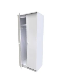SWIFT Lumiere Ready Assembled 2 Door Wardrobe With Sensor Lighting With Led Lights 10 SWIFT Lumiere Ready Assembled 2 Door Wardrobe With Sensor Lighting With Led Lights -FurniHaven Shop VNOJU SQ5 0000000559 WHITE GLOSS SLd1