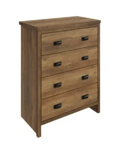 GFW Boston 4 Drawer Chest - Oak -FurniHaven Shop VNZX4 SQ3 0000000006 OAK SLa