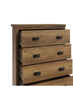 GFW Boston 4 Drawer Chest - Oak -FurniHaven Shop VNZX4 SQ5 0000000006 OAK SLd1