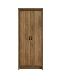 GFW Boston 2 Door Wardrobe - Oak -FurniHaven Shop VNZXA SQ2 0000000006 OAK SLf