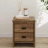 GFW Boston 2 Drawer Bedside Chest - Oak -FurniHaven Shop VNZXN SQ1 0000000006 OAK RSr