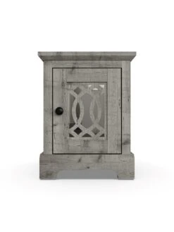 GFW Amelie Mirrored Bedside Chest -FurniHaven Shop VNZYS SQ6 0000000005 GREY SLd2