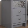 GFW Arianna 3 Drawer Bedside Chest - Grey -FurniHaven Shop VO4OZ SQ1 0000000005 GREY RSr