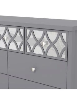 GFW Arianna 3 + 4 Chest Of Drawers -FurniHaven Shop VO4P1 SQ5 0000000005 GREY SLd1