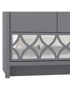 GFW Arianna 2 Door, 1 Drawer Wardrobe -FurniHaven Shop VO4P2 SQ5 0000000005 GREY SLd1