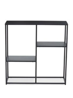 Premier Housewares Acero Bookcase -FurniHaven Shop VO7JP SQ2 0000000004 BLACK SLf