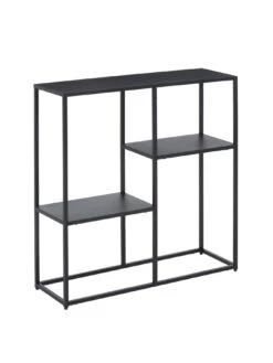 Premier Housewares Acero Bookcase -FurniHaven Shop VO7JP SQ3 0000000004 BLACK SLd
