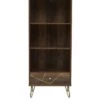 Premier Housewares Flori Bookcase -FurniHaven Shop VO7KX SQ2 0000000143 BROWN SLf