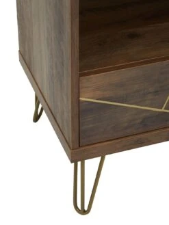 Premier Housewares Flori Bookcase -FurniHaven Shop VO7KX SQ4 0000000143 BROWN SLd