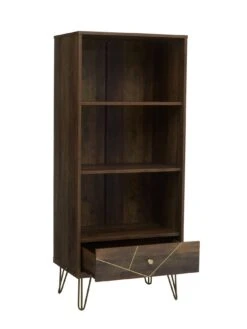 Premier Housewares Flori Bookcase -FurniHaven Shop VO7KX SQ5 0000000143 BROWN SLd1
