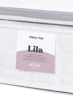 Airsprung Lila Pillowtop Mattress -FurniHaven Shop VO89M SQ5 0000000013 WHITE SLd2