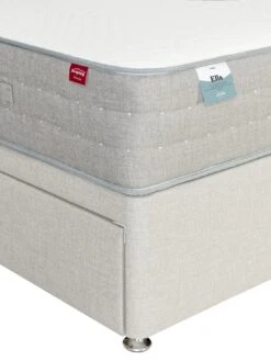 Airsprung Ella Firm Pocket 1000 Divan -FurniHaven Shop VO8B3 SQ5 0000000215 LIGHT GREY SLd2