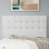 Airsprung Buttoned Headboard -FurniHaven Shop VO8EV SQ1 0000000215 LIGHT GREY RSr
