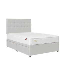 Airsprung Aria Ortho Divan 9 Airsprung Aria Ortho Divan -FurniHaven Shop VO8FF SQ3 0000000215 LIGHT GREY SLd