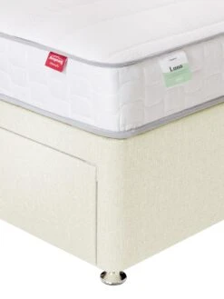Airsprung Luna Comfort Quilted Divan -FurniHaven Shop VO8FH SQ5 0000000067 CREAM SLd2