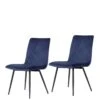 K-Interiors Lucia Pair Of Dining Chairs 1 K-Interiors Lucia Pair Of Dining Chairs -FurniHaven Shop VOTFX SQ2 0000000020 BLUE SLf