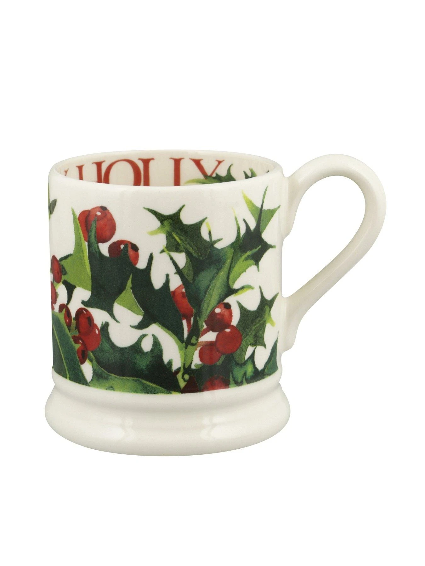 Emma Bridgewater Holly And Ivy ½ Pint Mugs – Boxed Set Of 2 4 Emma Bridgewater Holly And Ivy ½ Pint Mugs – Boxed Set Of 2 - Image 2