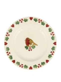 Emma Bridgewater Christmas Joy Robin 6 1/2 Inch Plate